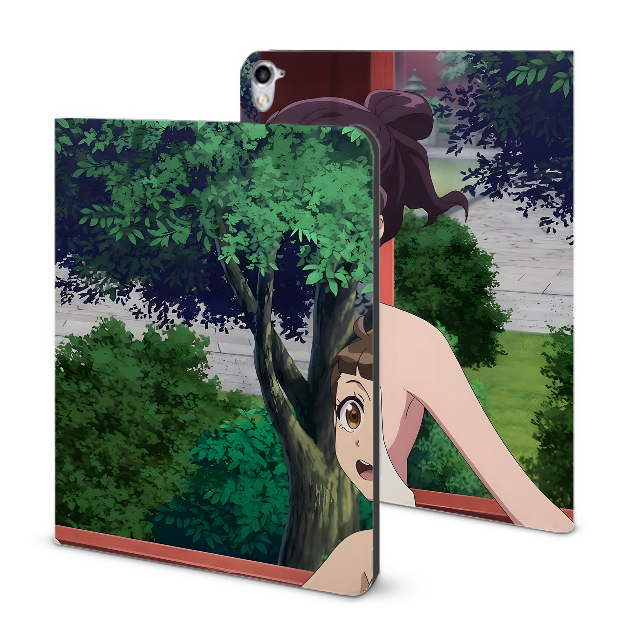 （画像用） 薬屋のひとりごと The Apothecary Diaries IPad ケース ブック型 PUレザー TPU 耐衝撃 軽量 薄型 ペン収納なし 全面保護 IPad 各モデル対応